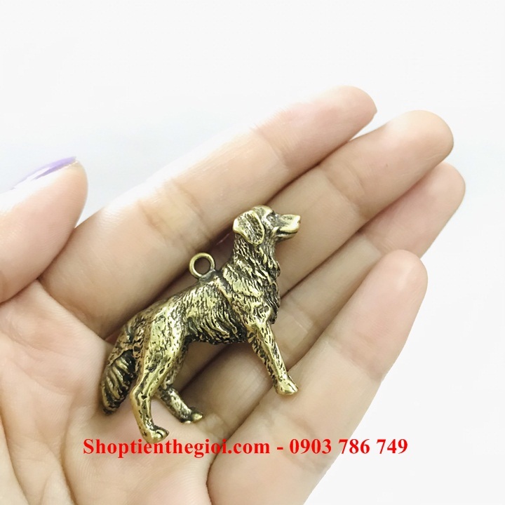 Móc Khóa Tượng Đồng Con Chó - SP005223